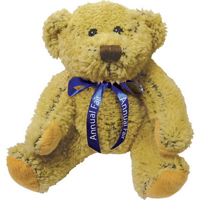 Image of 8 inch Korky Bear and Neck Bow