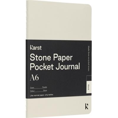 Image of Karst® A6 stone paper softcover pocket journal - blank