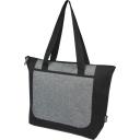 Image of Reclaim GRS recycled two-tone zippered tote bag 15L