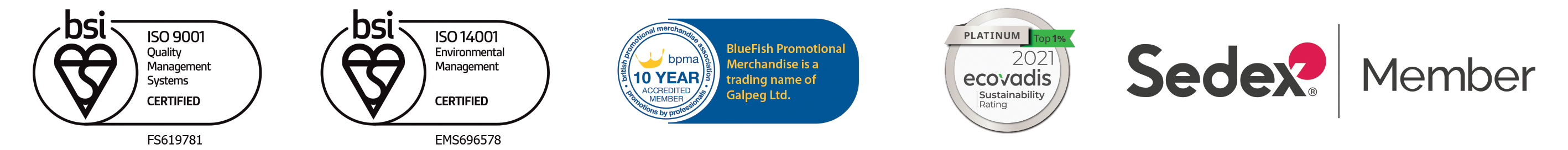 BlueFish Promotional Merchandise Accreditation