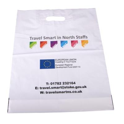 Image of Polythene Patch Handle Carrier Bags