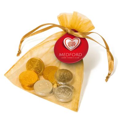Image of Organza Bag Chocolate coins