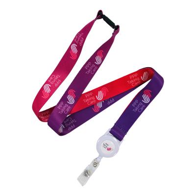 Image of Dye Sublimation Lanyard with Pull Reel