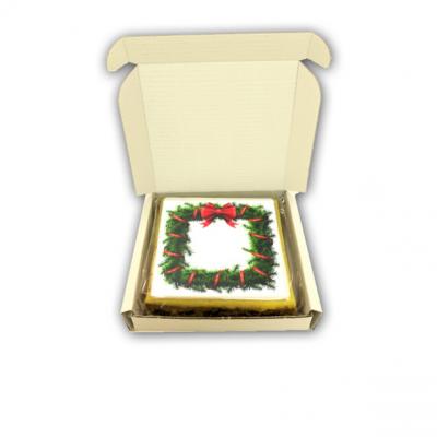 Image of Postal Christmas Cake (10cm Letterbox)