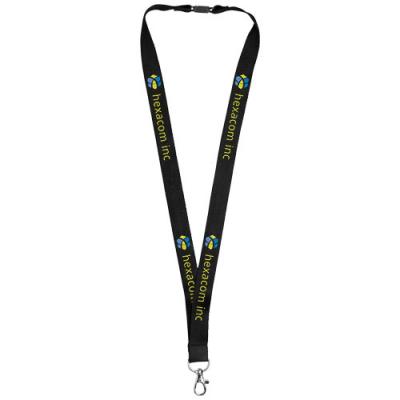 Image of Julian bamboo lanyard with safety clip