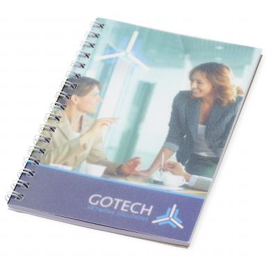 Image of Desk-Mate® wire-o A6 notebook PP cover - 50 pages