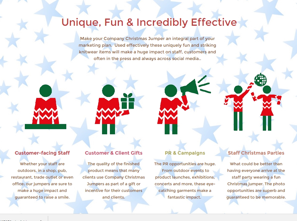 Promotional Christmas Jumpers Icons
